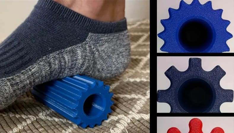 Image of Cool Things to 3D Print: Foot Roller