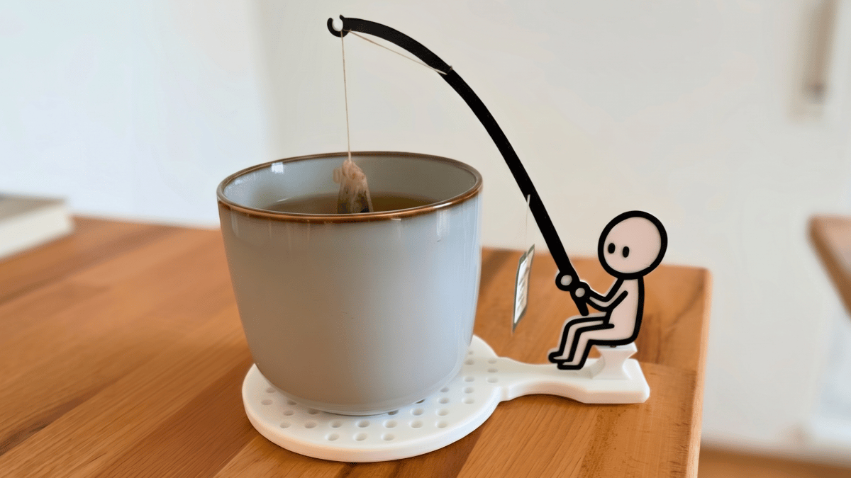 Image of Cool Things to 3D Print: Stickbuddy: Tea Fishing