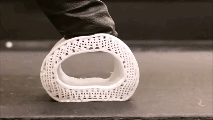 Hyperelastic Bone can be cut, rolled, and easily worked with during surgery