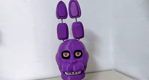 Image of: 9. Animatronic Bonnie Head