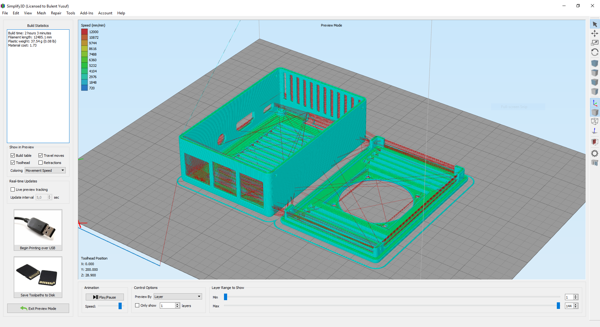 Original Prusa i3 MK3 Test